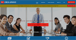 Desktop Screenshot of ezcheckcashadvance.com